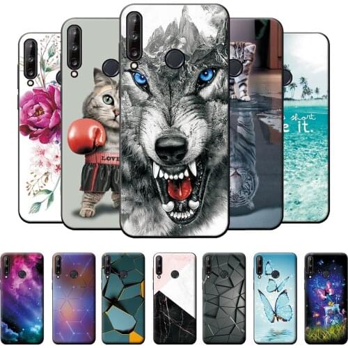 For Huawei Honor 9X Russia Case Silicone Soft TPU Phone Cover For Huawei Honor 9X Russia Wolf Cover Protective Case Bumper 6.59