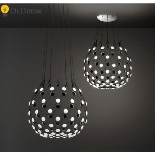 Italy Designer Creative Circular LED Pendant Light Post-modern Industrial Suspension Lamp Dinning Restaurant Pendant Lamp Lustre