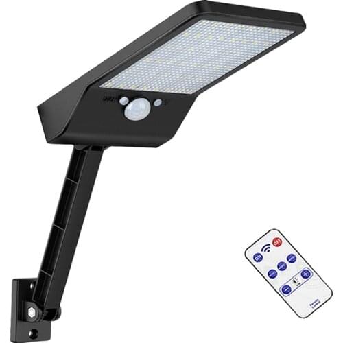KDL Led-Solar-Garden-Sensor-Light porch-wall-Lamp Remote-Control Outdoor Ip65 Radar-Motion Pole Waterproof