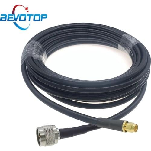 N Male to SMA Male Connector 5D-FB Coaxial Cable Pigtail RF Adapter Cable 5DFB 50Ohm RF Extension Jumper Cord 1m 5m 10m 20m 30m