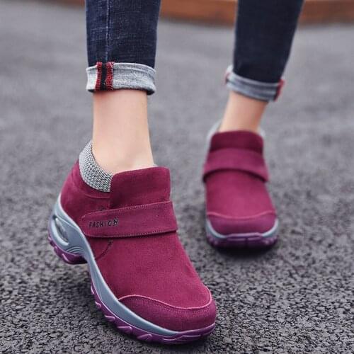 Sneakers Women Thick Bottom Lightweight Breathable Increased Lazy Rocking Cushion Shoes Ladies' Sneakers Zapatos De Mujer