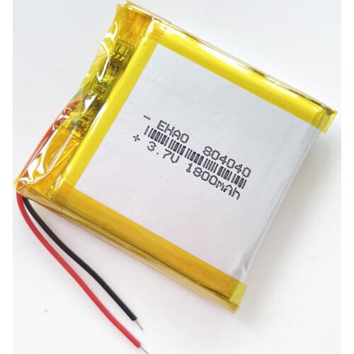 804040 3.7V 1200mAh lipo polymer lithium rechargeable battery for MP3 GPS navigator DVD recorder headset e-book camera