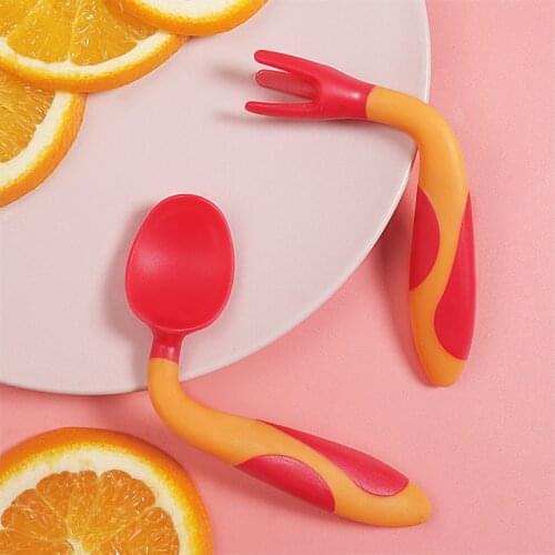 Baby food spoon kid spoon Eating gadgets cuchara bebe silicona cucharas infantiles Feeding spoon bijtring Baby safety