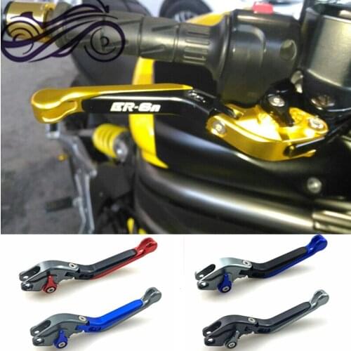 Motorcycle Adjustable Foldable Extendable Motorbike Brakes Clutch CNC Levers For KAWASAKI ER6N ER 6N ER-6N 2006 2007 2008