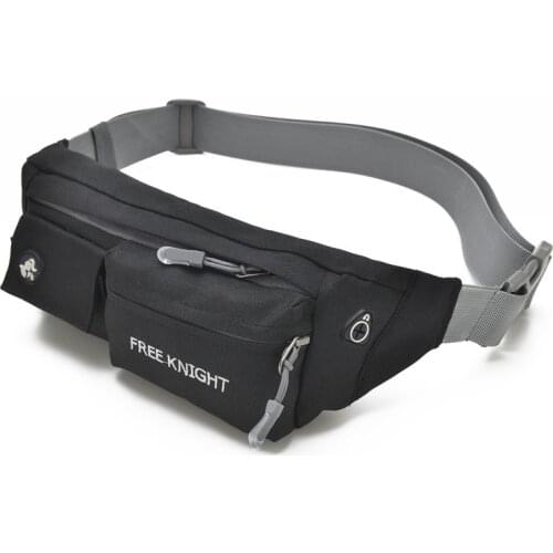 New Waist Packs Waterproof Nylon packs Match Leather Bag Portable Small Capacity Men and Women Fanny Waist Bag Top Quality