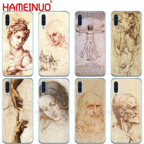 Silicon phone cover case for Samsung Galaxy S10 E PLUS A10 A20 A30 A40 A50 A70 A10E A20E M20 cover Italy leonardo da vinci art