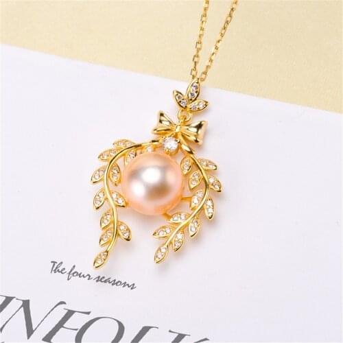 S925 Sterling Silver Screw Eye Pin Bail Top Drilled Beads End Cap For DIY Pearl Charm Pendant Connectors Jewelry Making