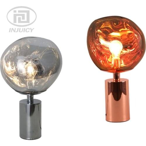 Volcanic Lava Irregular Lava Art Desk lamp Postmodern PVC Desk Lamp Nightstand for Bedroom Bedside Study Room Table lamp