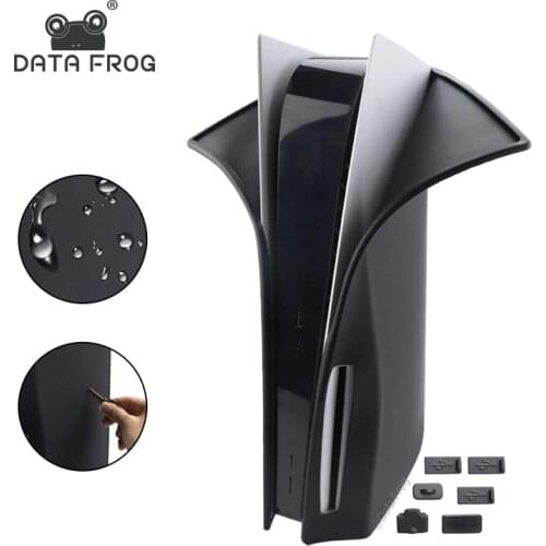 DATA FROG Protector Case for PS5 Console Anti-slip Shell House For PlayStation 5 Accessories Cover Skin For PS5 CD-ROM Version