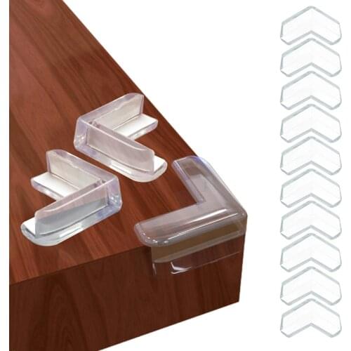 12pcs Baby Silicone Safety Protector Table Corner Protection Children Anticollision Edge Corners Guards Cover for Kids Toddlers