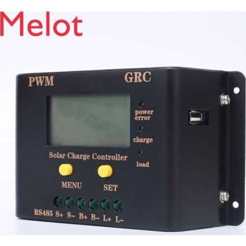 30A Solar Controller Monitoring Street Lamp Controller Photovoltaic off-Grid Power Generation Lithium Battery 12/24/48V hot kit