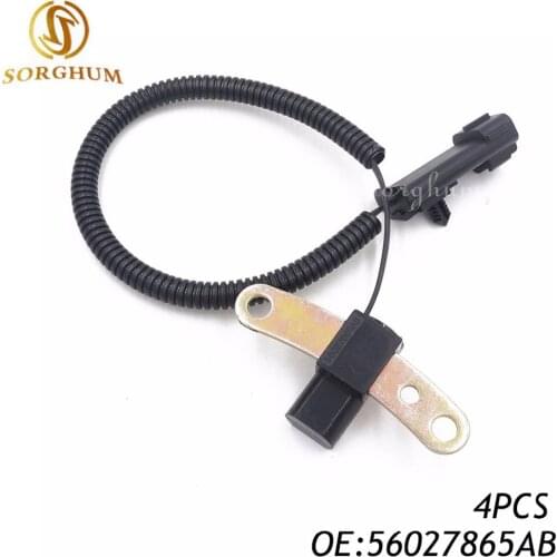 4PCS 56027865AB 56041819AA 56027865 Car Crankshaft Position Sensor Pulse For CHRYSLER Jeep Cherokee XJ Wrangler