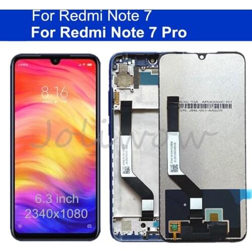 6.3" For Xiaomi Redmi Note 7 LCD Display Screen Touch Digitizer Assembly for Redmi Note7 Pro LCD Display 10 Touch Repair Parts