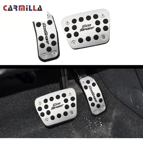 Carmilla Car Pedals Fit For Ford Ecosport 2012 - 2020 Parts Stainless Steel AT MT Car Pedal Protection Cover Accessories