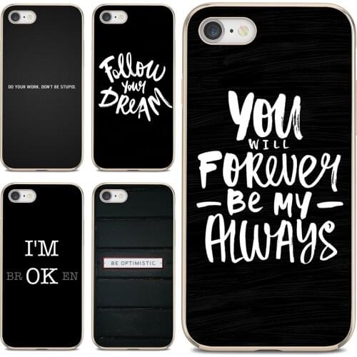 Cell Phone Cover For Samsung Galaxy A9 A8 Star Lite A3 A5 A7 A6 Plus 2018 2015 2016 2017 Wallpaper Inscription