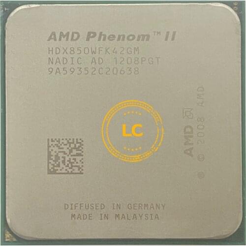 AMD Phenom II X4 850 3.3 GHz Duad-Core CPU Porcessoe HDX850WFK42GM Socket AM3