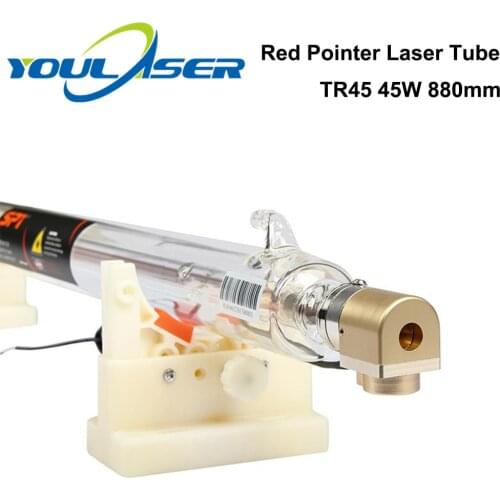 Co2 Laser Tube 45W Length 880mm Dia.50mm for CO2 Laser Engraving And Cutting Machine SPT TR45