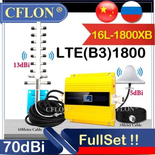 HotDeal!! 900 1800 2100 2600Mhz CellPhone 4G Cellular Amplifier GSM DCS WCDMA LTE 4G Signal Repeater 2G3G4G Data Signal Booster