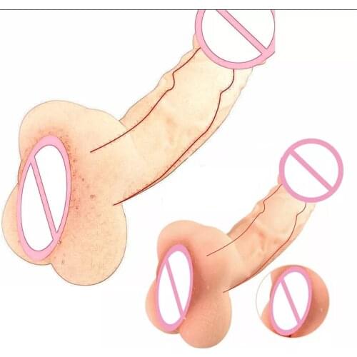 Huge Realistic Dildo Male Masturbators Vagina Anal Pussy Sleeve Penis Enlarger Masturbation Sex Toys for Men Adults Women Gay