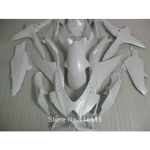 Fairing kit for SUZUKI K8 K9 GSXR 600 750 2008 2009 2010 all glossy white GSXR600 GSXR750 08-10 fairings LS77