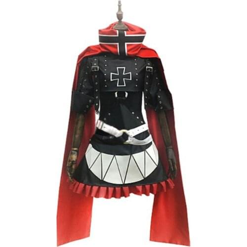 2020 Azur Lane Admiral Graf Spee Cos Cosplay Costume Halloween Christmas Party Uniform Custom Made