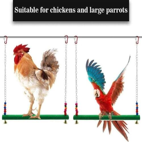 Fashion Trend Practical Medium And Large Parrot Swing For Suspension Bridge Ladder Chicken Swing Bite Bird Toy Parrot Toy