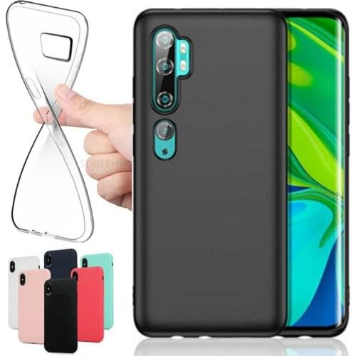 Soft cover for Xiaomi mi cc9 pro cc9e A3 9 lite se note 10 pink black red transparent silicone cover for xiaomi mi cc9 pro case