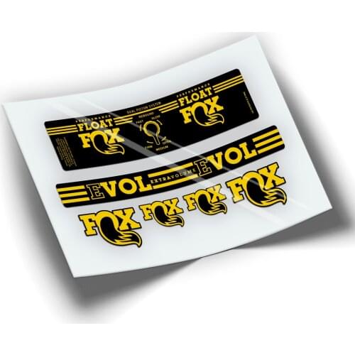 Pegatinas dampener FOX FLOAT PERFORMANCE SERIES EVOL WP192 STICKERS