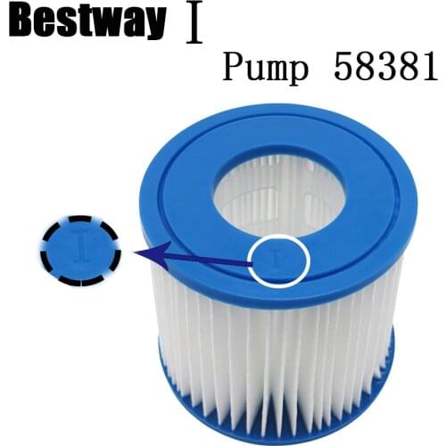 Swimming Pool Filter Cartridge for Bestway I Pump 58381 Flowclear Lay-Z-Spa-Miami Vegas Palm Springs Paris
