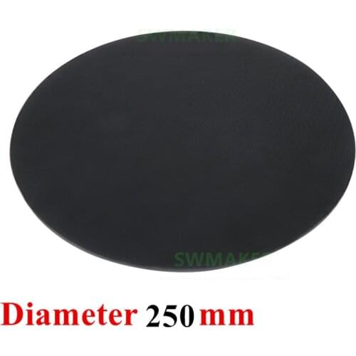 Diameter 250mm Ultrabase Heated Bed Self-adhesive 3D Printer Platform Build Surface Round Glass plate for anycubic kossel