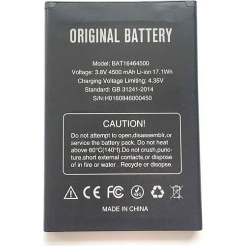 ISUNOO T5 BAT16464500 4500mAh Backup Battery For DOOGEE T5 Lite