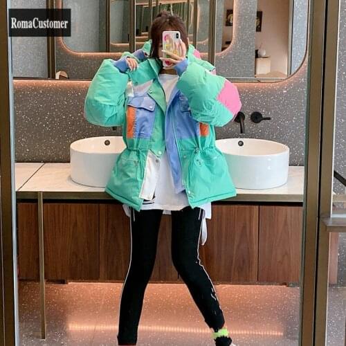 Женские прямые пуховики RomaCustomer China At AliExpress