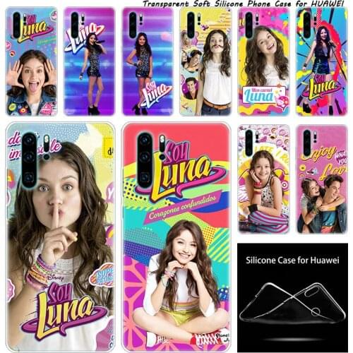 Luxury Soft Silicone Case Soy Luna for Huawei NOVA 3 3i 5 5i P20 P30 Pro P9 P10 P8 Lite 2017 P Smart Z Plus 2019 Fashion Cover