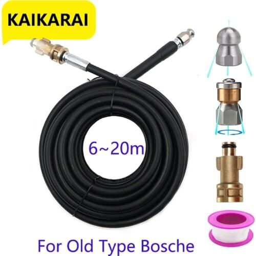 High Pressure Washer Hose Car Washer Water Cleaning Hose 6 10 15 20 meters For Old Type Bosche Aquatak