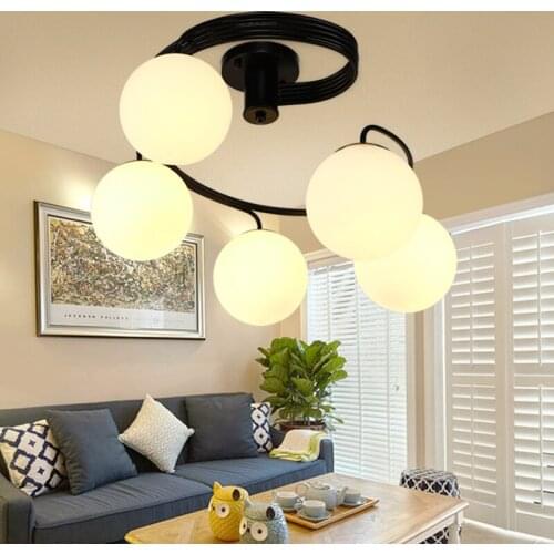 LED chandelier lamp light metal tube modern black gold pipe hanging light lamp LED for living dinning room