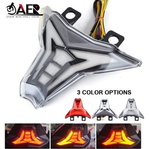 JAER LED Tail Light for Kawasaki Z1000 Ninja 250 400 ZX10R ZX10RR ZX 10R 10RR Rear Brake Light Turn Signal Blinker Taillight