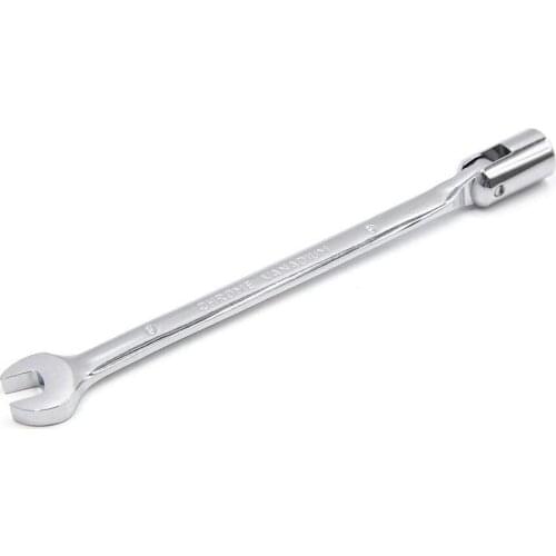 Uxcell 9mm Chrome Vanadium Steel Ratchet Open End Combination Spanner Wrench for Car