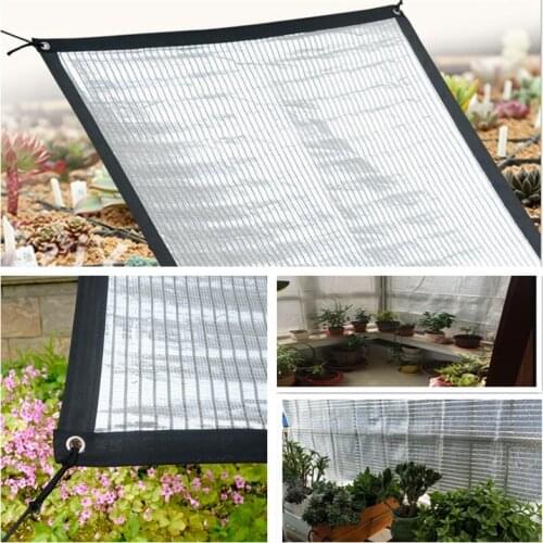 Hi-Quality Aluminum Foil Sun Shade Net Outdoor Reflective Sun Shelter Sunshade Net Sails Water Proof Plants Protection Cover