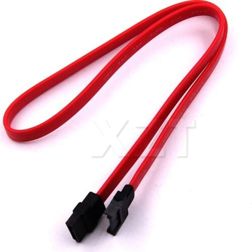 1pcs 50CM 6Gb/s SATA3 Serial ATA DATA Extension cable 7 pin Port Cable for PC SATA 3.0 SATAIII Hard Drive Disk SSD