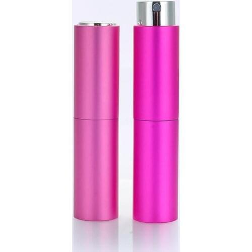 200pcs 8ML Mini Portable Refillable Aluminum Perfume Bottle With Sprayer Empty Portable Perfume Tube For Traveler