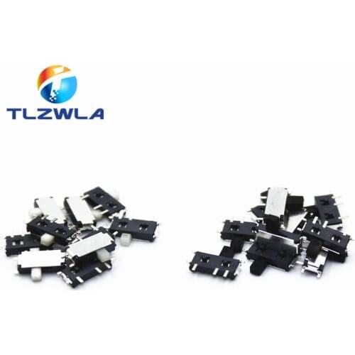 50Pcs Mini 7-Pin On/Off 1P2T SPDT MSK-12C02 SMD Toggle Slide Switch For MP3 MP4