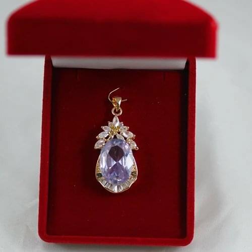 A YOWOST Jewelry Natural Golden Sand Gem Stone Teardrop Pendant for Necklace natural gem/stone/coral/opal Marcasite