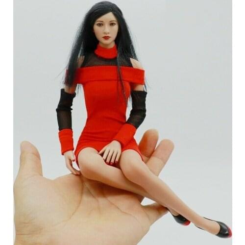 1:6 Figure Accessory Red dress For 12" Female TBLeagure Doll