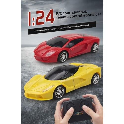 Remote Control Car Toy Gift 1:24 Scale Charging Four Way Remote Control Vehicle Racing Car Remote Technic RC Car Electric Truck