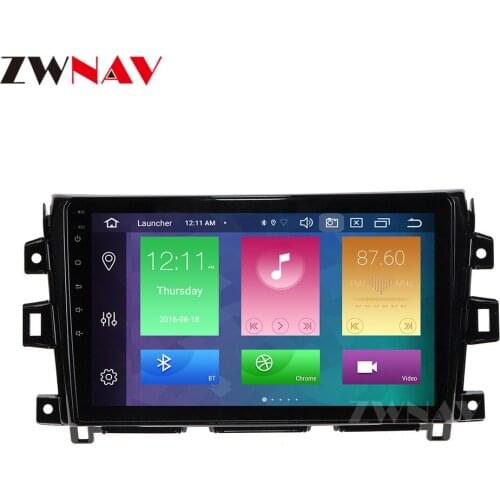 Car DVD Player GPS Navigation pure Android 10 For NISSAN NP300 Navara 2014+ Stereo Headunit SatNav Radio multimedia record