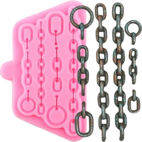 Chains Silicone Mold Cake Border Fondant Mould Cake Decorating Tools Candy Clay Chocolate Gumpaste Moulds