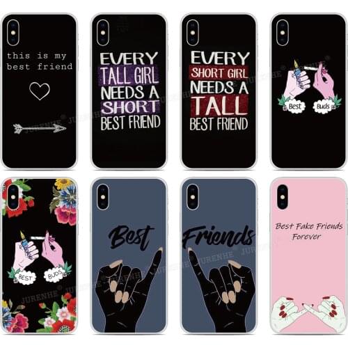 Bff Best Buds Friends Cover For Alcatel 3 3L 3V 3X 1 3C 1C 1X 1V 1S 2019 Case For Alcatel 1SE 1S 1V 3L 3C 1A 1B 2020 Phone Case