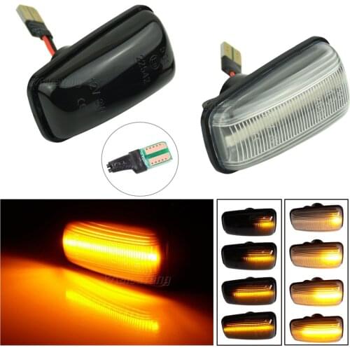 Dynamic LED Side Marker Light Blinker Lamp For Citroen Berlingo Jumpy Saxo Xantia Xm ZX Peugeot 106 36 406 806 EXPERT PARTNER