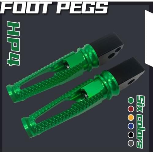 For HP4 hp 4 Motorcycle Rear Foot rests Passenger Foot pegs Pedals Moto Parts CNC Footrests Footpegs