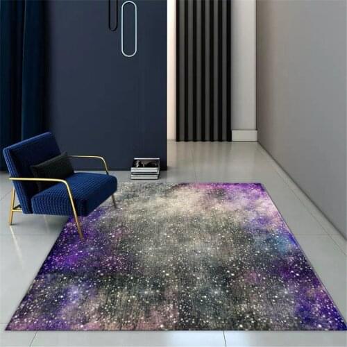 Purple Gray Star Sky Abstract Carpet Living Room Luxury Decor Soft Bedside Mat Bedroom Floor Mats Dining Room Rug